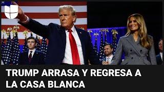 Lo que pasó mientras dormías: Trump arrasa y regresa a la presidencia de EEUU