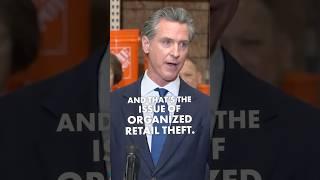 Governor Newsom Takes Bold Action Against Retail Theft #shorts #california #retailtheft #newsom