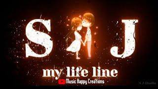  SJ love Status  S love J Name Status  SJ Name Whatsapp Status Video||j️s love letter status,