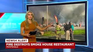 Massive fire destroys Jim Oliver’s Smokehouse in Monteagle