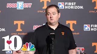 Josh Heupel speaks ahead of Tennessee's first SEC matchup against Oklahoma