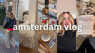 amsterdam vlog | sunny days, acne updates, grwm, onyx storm thoughts & exciting work projects