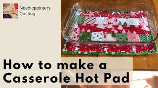 How to sew a Reversible Casserole Dish Hot Pad