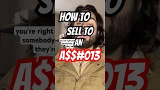 How to sell to a BIG MEANIE. #sales #realestate