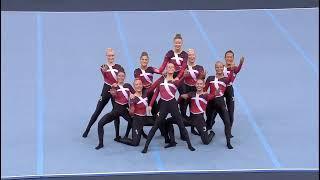 Denmark Team Floor 18.050 Qualification 15th European Teamgym Championships Baku Azerbaijan @teamgym