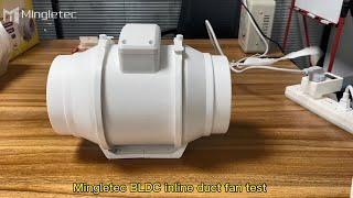 BLDC 6 inch inline duct fan #mingletec #youtubeshorts #ventilation #manufacturer #fyp #ductfan