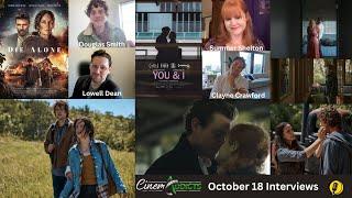 Oct. 18 Interviews: You & I, Clayne Crawford, Summer Shelton, Die Alone, Douglas Smith, Lowell Dean