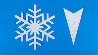 How to make a Snowflake out of paper | Easy DIY Snowflakes | Christmas Decoration Ideas