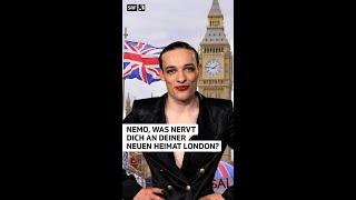 Nemo, was nervt dich an deiner neuen Heimat London? | #shorts #srf3 #nemo