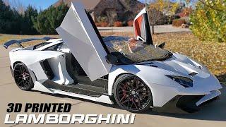 Physicist 3D-Printed a Full-Scale Lamborghini in his Backyard