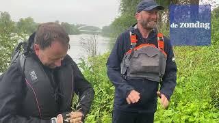 Charley Vallet en Marc Gernaey kajakken van Hasselt naar De Panne voor 'Kom op tegen Kanker'