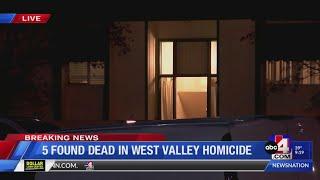 5 found dead in West Valley City homicide, investigation ongoing