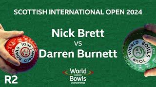 Scottish International Open 2024 -  Nick Brett vs Darren Burnett - Day 2 Match 2