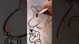 How to draw Smiling Friends in 1930s rubberhose cartoon Cuphead art style #drawingtutorial#adultswim