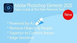 A.I. Powered Remove Tool – Photoshop Elements 2025