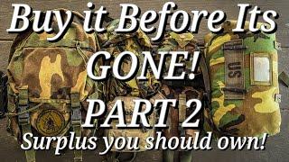 BUY IT BEFORE ITS GONE! Surplus you should own! Part 2 with Dave Canterbury