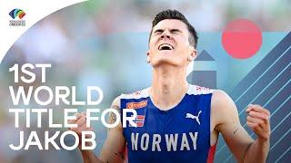 Jakob Ingebrigtsen wins first world title over 5000m | World Athletics Championships Oregon 22