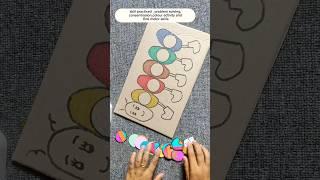 Idea montessori colour activty caterpillar #montessoriactivities #montessori #montessorilearning