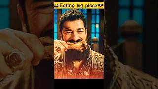 when osman ate leg piece#kurulusosman #shorts #youtubeshorts