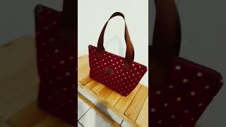 Bolsa Tote sacola com zíper #totebag #bolsa #tecido #bolsas #carteira