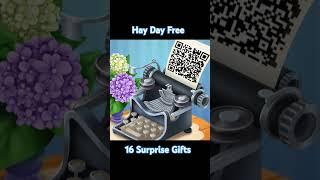 Hay Day - Free 16 Surprise Gifts   #qrcode #haydayqrcode #hayday