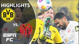  NOT SO FAST!  Borussia Dortmund vs. Mainz | Bundesliga Highlights | ESPN FC