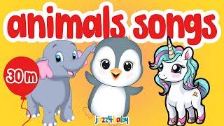 Mix Animal Songs 30 Minutes | Jazz for Kids | Educational Children's Songs | Baby Songs