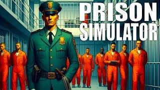 I Became A Brutal Prison Guard In This Amazing Prison Simulator...