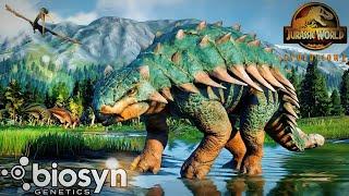 Biosyn sanctuary - Bumpy ankylosaurus life in the valley, Jurassic world evolution