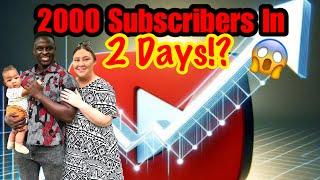  2000 New Subscribers In 2 Days?! | What’s Happening? |Welcome |Sit Down Video |The Bichanga Family