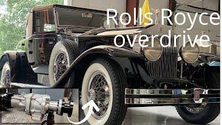 1930 Rolls Royce phantom1 regent gear vendor overdrive installation REVISED