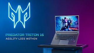 2023 Triton 16 | 16-inch Portable Gaming Laptop | Predator