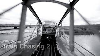 FPV Drone Chases Train : A Thrilling Ride |  FPV ROMANIA |