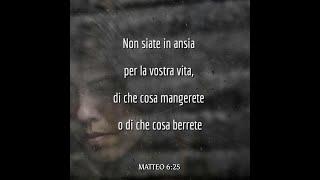 NON SIATE IN ANSIA... pastore: Giuseppe Di Iorio 170323 Matteo 6:25