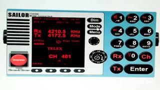 GMDSS CLASSES - MF HF TRANSCEIVER - CONTROL PANEL