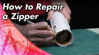 Repair a Zippered Model Rocket Tube