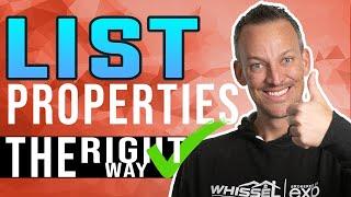 How to List Your Property Correctly | Kyle Whissel