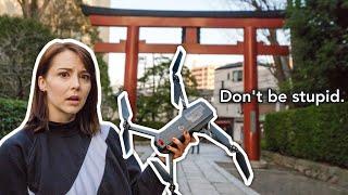 Drone flying etiquette in Japan - Don't be stupid, guys.