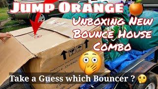 Unboxing The New Jump Orange Bounce House Combo / Bounce House Business