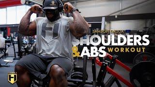 Build Strong Shoulders & Abs with IFBB Pro Samson Dauda | HOSSTILE