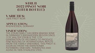 WINECULT Bottle Breakdown - Strub 2022 Pinot Noir