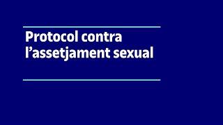 Protocol contra l'assetjament sexual | UOC