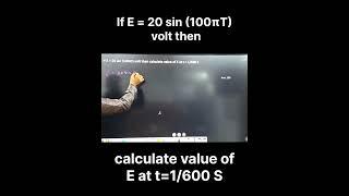 Learn How to Calculate E at t=1/600s | Simple Steps Explained | Insight Coaching Classes