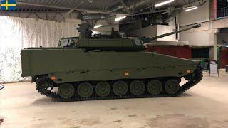 Sweden showcases latest version of CV9035 MkIIIC fighting vehicle