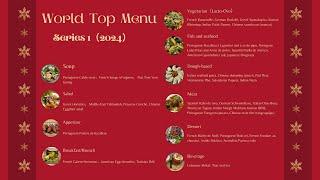 World top menu - Series 1: celebrate our world culinary journey 50th edition