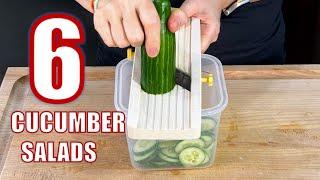 6 Easy and Delicious Cucumber Salad | Viral Cucumber Salad