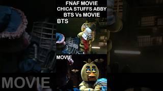 FNaF MOVIE Chica Stuffs Abby Behind The Scenes Vs MOVIE | FNaF Movie 2 Leak