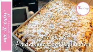 Ich bin verliebt ️ - der allergeilste Streuselkuchen meines Lebens | mix-it-easy by Steffi®