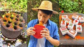 Can Mahjong be eaten?|Chinese Mountain Forest Life and Food #TikTok#FYP