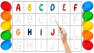 Abc Dotted Tracing, English Alphabet Writing, Preschool learning #abc #alphabets #kidschohantv 132